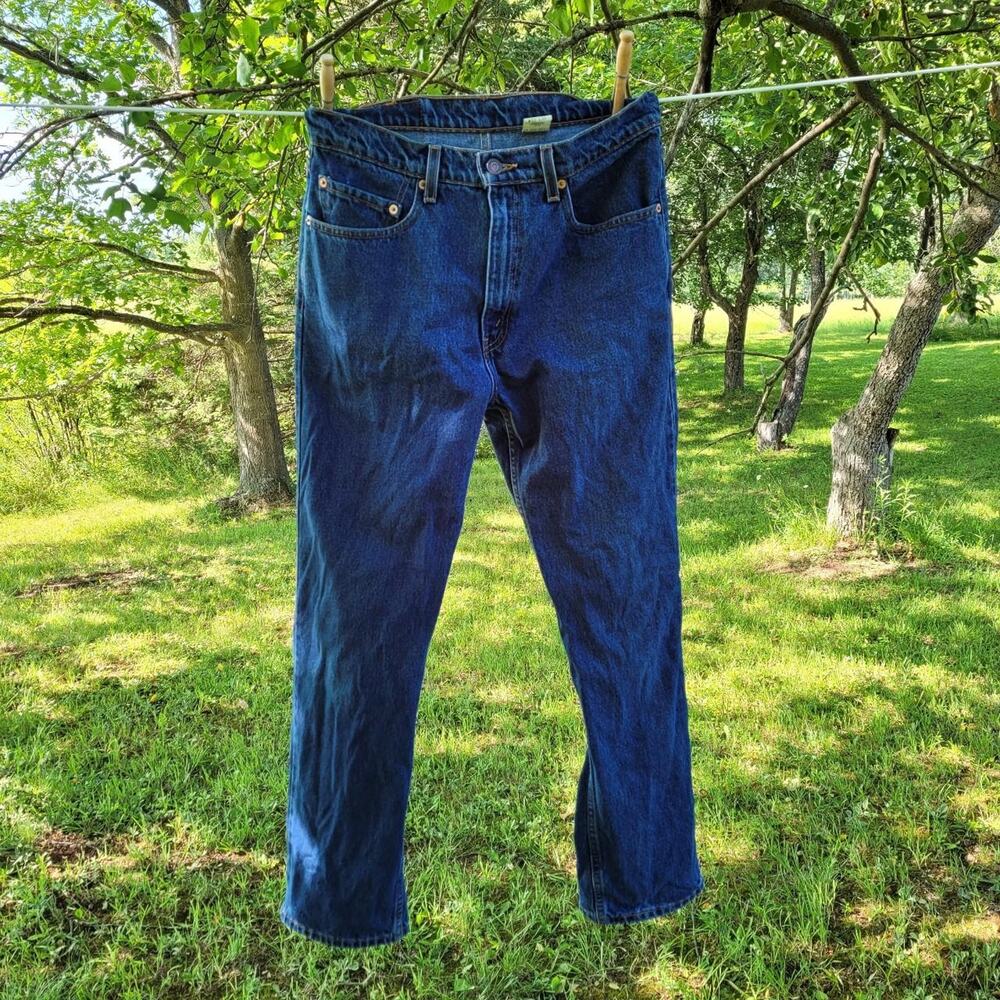 VTG Levi's 505 Men's Jeans Straight Leg Regular Fit size 32 100% Cotton Red Tab